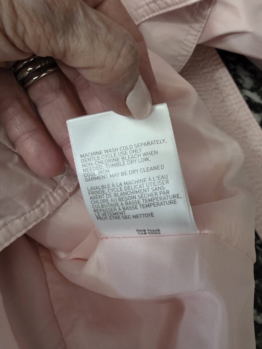 Laundry By Shelli Segal Soft Pink Belted Trench Coat - Picture 7 of 7